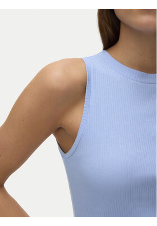 Vero Moda Sukienka letnia Lavender 10230437 Błękitny Slim Fit. Kolor: niebieski. Materiał: bawełna. Sezon: lato