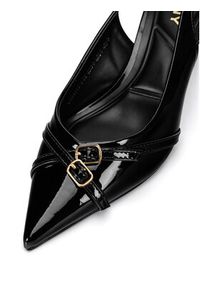 Jenny - JENNY Czółenka LH24013-2 Czarny. Kolor: czarny. Materiał: syntetyk, materiał #6