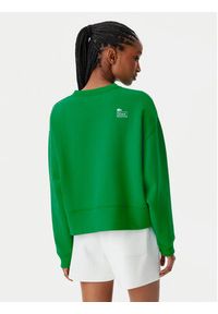 Lacoste Bluza SF5614 Zielony Oversize. Kolor: zielony. Materiał: bawełna #4