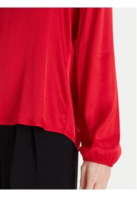 Maryley Bluzka 25IB824/18MA Czerwony Regular Fit. Kolor: czerwony. Materiał: wiskoza #2