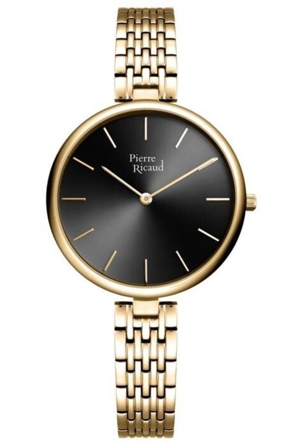 Zegarek damski Pierre Ricaud P22061.1114QN złoty. Kolor: złoty