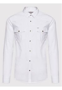 Guess Koszula M2YH30 WEPX0 Biały Regular Fit. Kolor: biały. Materiał: bawełna #3