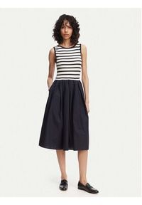 GANT - Gant Sukienka letnia 4503509 Granatowy A-Line Fit. Kolor: niebieski. Materiał: bawełna. Sezon: lato #4