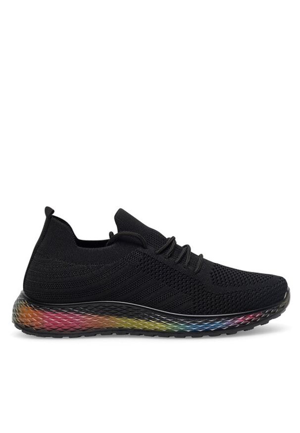 Jenny - JENNY Sneakersy WFA0610-4 Czarny. Kolor: czarny. Materiał: materiał