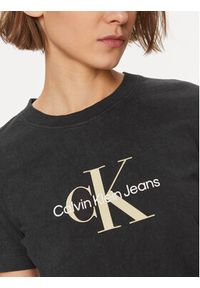Calvin Klein Jeans T-Shirt Archival Monologo J20J223272 Czarny Regular Fit. Kolor: czarny. Materiał: bawełna #5