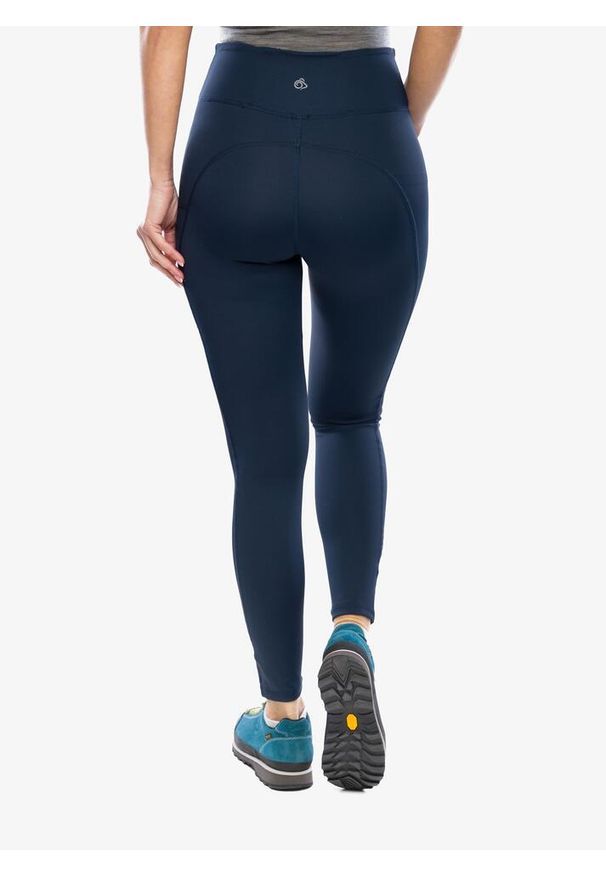 CRAGHOPPERS - Legginsy damskie Craghoppers NosiLife Adeena. Kolor: niebieski. Sport: turystyka piesza