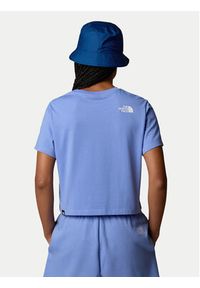 The North Face T-Shirt Simple Dome NF0A87U4 Niebieski Loose Fit. Kolor: niebieski. Materiał: bawełna, syntetyk #4