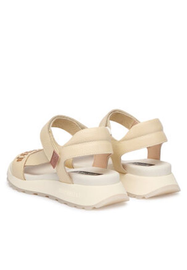 Hispanitas Sandały HV264521 C010 Écru. Materiał: skóra