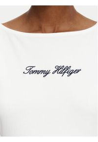 TOMMY HILFIGER - Tommy Hilfiger T-Shirt Classic WW0WW50948 Biały Relaxed Fit. Kolor: biały. Materiał: bawełna #5