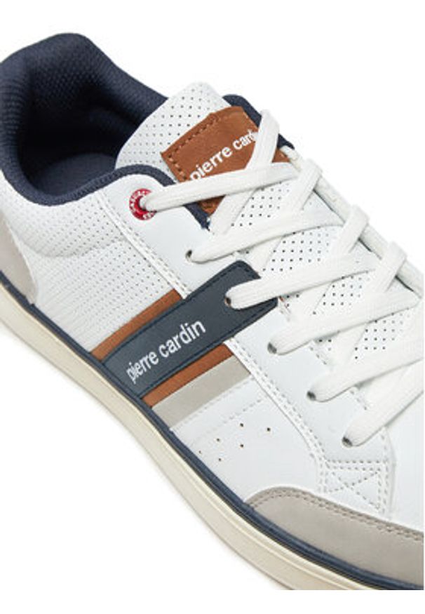 Pierre Cardin Sneakersy 4124 Biały. Kolor: biały. Materiał: skóra