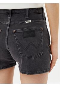 Wrangler Szorty jeansowe Cowboy 112362695 Czarny Relaxed Fit. Kolor: czarny. Materiał: bawełna