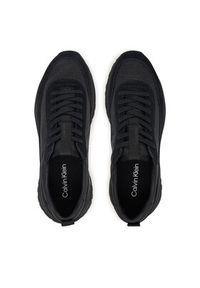 Calvin Klein Sneakersy Hike Runner Casual NY-Su Aop YM0YM01378 Czarny. Okazja: na co dzień. Kolor: czarny. Materiał: materiał #5