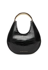 Elisabetta Franchi Torebka BS-28A 56E2-V520 Czarny. Kolor: czarny. Materiał: skórzane