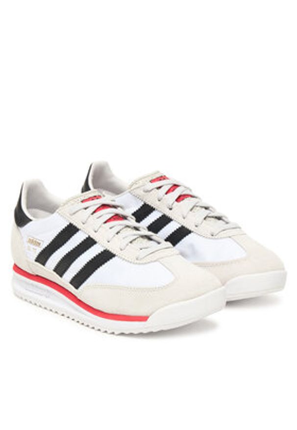 Adidas - adidas Sneakersy Sl Rs 72 JS0746 W Biały. Kolor: biały. Materiał: skóra, zamsz