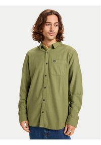 Quiksilver Koszula Motherfly Solid EQYWT04651 Zielony Regular Fit. Kolor: zielony. Materiał: bawełna #1