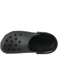 Klapki Crocs Classic 10001-001 czarne. Kolor: czarny. Materiał: materiał