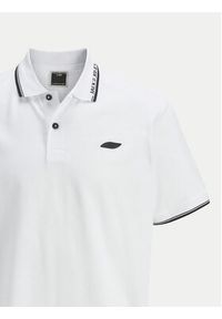 Jack & Jones - Jack&Jones Polo Pacer 12273303 Biały Regular Fit. Typ kołnierza: polo. Kolor: biały. Materiał: bawełna #3