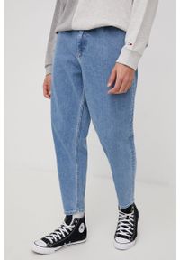 Tommy Jeans jeansy BASTER BF6112 męskie. Kolor: niebieski