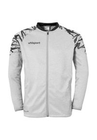 UHLSPORT - Dziecięca bluza dresowa Uhlsport Goal 25 Poly. Kolor: fioletowy, czarny, szary, wielokolorowy. Materiał: dresówka. Sport: piłka nożna
