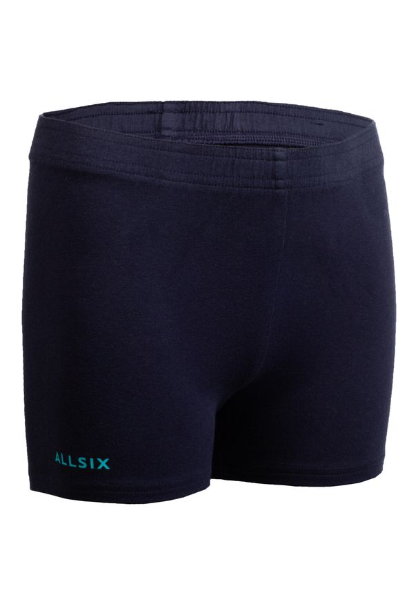 ALLSIX - Spodenki siatkarskie dla dzieci Allsix V100 granat. Kolor: niebieski. Materiał: elastan, bawełna, materiał. Sport: siatkówka