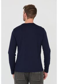 Aeronautica Militare - AERONAUTICA MILITARE Granatowy męski bawełniany longsleeve F-84G Thunderjet, Rozmiar XXL. Kolor: niebieski. Materiał: bawełna. Długość rękawa: długi rękaw #6