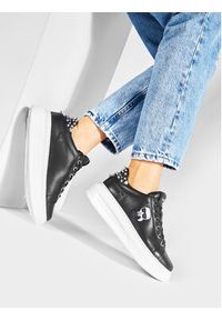 Karl Lagerfeld - KARL LAGERFELD Sneakersy KL62529 Czarny. Kolor: czarny. Materiał: skóra #4