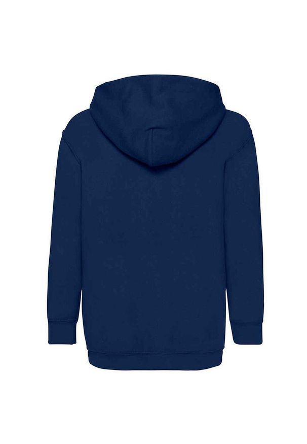 FRUIT OF THE LOOM - Bluza Z Kapturem Dla Dzieci. Typ kołnierza: kaptur. Kolor: niebieski