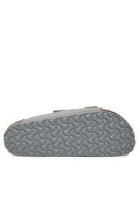 Birkenstock Klapki Arizona 1027696 Szary. Kolor: szary. Materiał: skóra #4