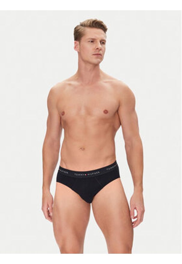 TOMMY HILFIGER - Tommy Hilfiger Komplet slipów UM0UM03471 Czarny. Kolor: czarny. Materiał: bawełna