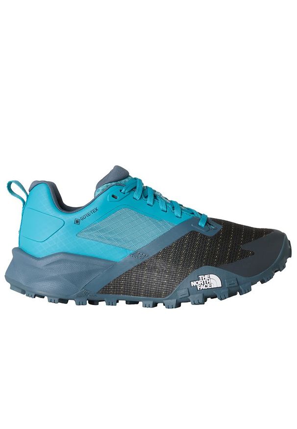 Buty damskie The North Face Offtrail TR Gore-Tex 0A8A9YMN21 - niebieskie. Kolor: niebieski. Materiał: guma. Szerokość cholewki: normalna. Technologia: Gore-Tex. Sport: bieganie