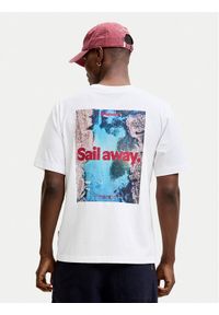 Jack & Jones T-Shirt Riviera 12295161 Biały Relaxed Fit. Kolor: biały. Materiał: bawełna #1