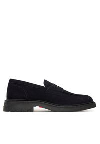 TOMMY HILFIGER - Tommy Hilfiger Mokasyny Comfort Lwt FM0FM05727 Granatowy. Kolor: niebieski. Materiał: zamsz, skóra
