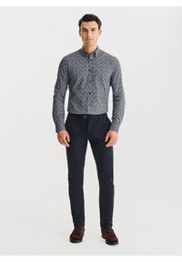 Pako Lorente - PAKO LORENTE – Czarna koszula w drobny wzór. Kolor: czarny. Materiał: bawełna. Długość rękawa: długi rękaw. Długość: długie. Wzór: kwiaty #4