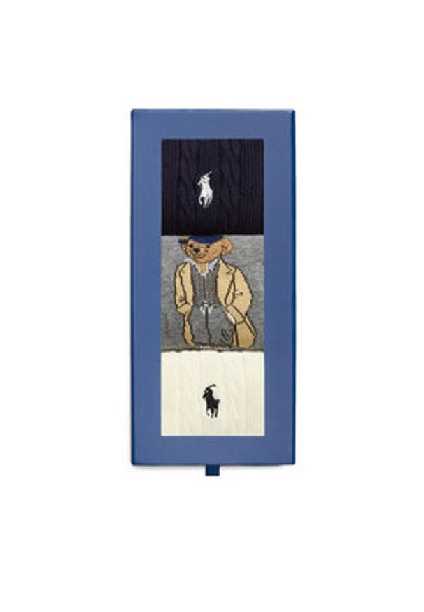 Polo Ralph Lauren Skarpety długie 455982948001 Kolorowy. Materiał: materiał, bawełna. Wzór: kolorowy