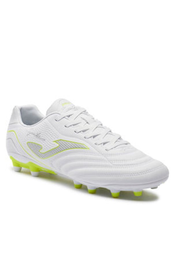 Joma Buty do piłki nożnej Aguila 24 AGUS2402FG Biały. Kolor: biały. Materiał: skóra