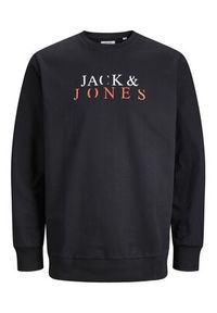 Jack & Jones - Jack&Jones Bluza 12244404 Czarny Standard Fit. Kolor: czarny. Materiał: bawełna