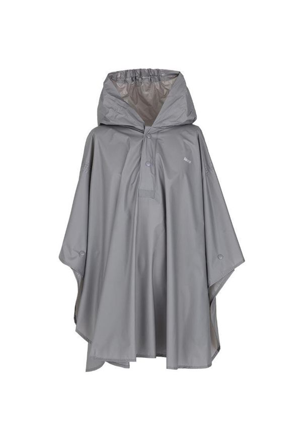 ZEAGLE - Poncho przeciwdeszczowe Glemo Foggy blue — regulowany kaptur, odblaski. Kolor: szary, niebieski, wielokolorowy. Długość: długie. Sport: turystyka piesza