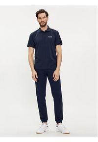 EA7 Emporio Armani Polo 3DPF23 PJ02Z 0554 Granatowy Regular Fit. Typ kołnierza: polo. Kolor: niebieski. Materiał: bawełna #3