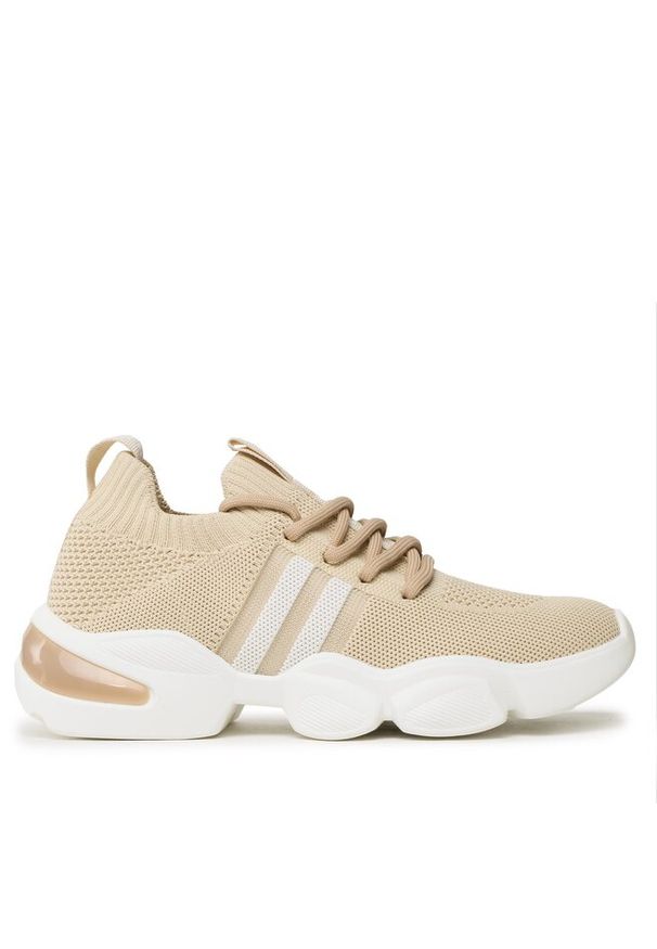 Sneakersy GOE. Kolor: beżowy