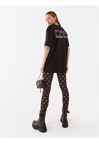 Pinko T-Shirt 101704 A13K Czarny Relaxed Fit. Kolor: czarny. Materiał: bawełna #2