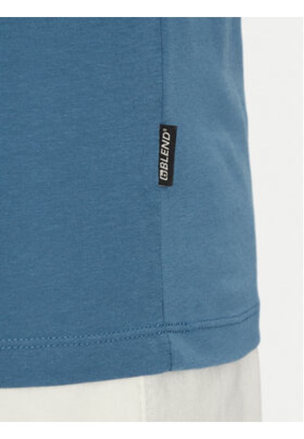 Blend T-Shirt 20718848 Turkusowy Regular Fit. Kolor: turkusowy. Materiał: bawełna
