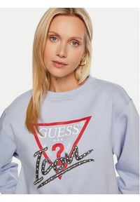 Guess Bluza W4YQ25 KB681 Różowy Regular Fit. Kolor: różowy. Materiał: bawełna #4