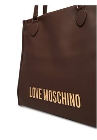 Love Moschino - LOVE MOSCHINO Torebka JC4020PP1NKD0301 Brązowy. Kolor: brązowy. Materiał: skórzane #4