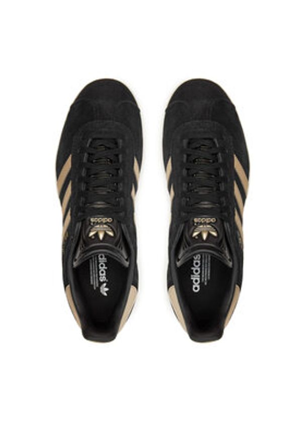 Adidas - adidas Sneakersy Gazelle W IG4397 Czarny. Kolor: czarny. Materiał: skóra. Model: Adidas Gazelle