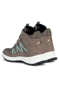 Geox Sneakersy D Braies B Abx D36BEA 011EK C1018 Brązowy. Kolor: brązowy. Materiał: materiał