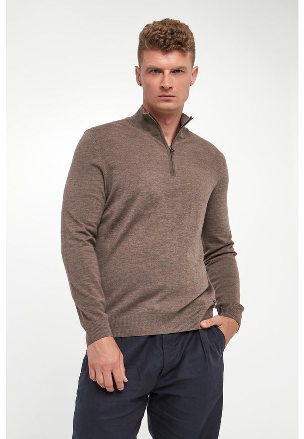 Sweter męski wełniany Dario JOOP!. Materiał: wełna