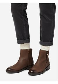 MEXX Botki CEO-MX/032C-WI23 Brązowy. Kolor: brązowy. Materiał: nubuk, skóra #8