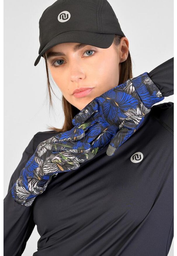 NESSI SPORTSWEAR - Rękawiczki termoaktywne do biegania Unisex Nessi Sportswear Pro. Kolor: niebieski. Sport: bieganie