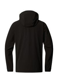 Haglöfs - Kurtka przeciwdeszczowa męska Rosson Softshell Hood. Kolor: czarny. Materiał: softshell