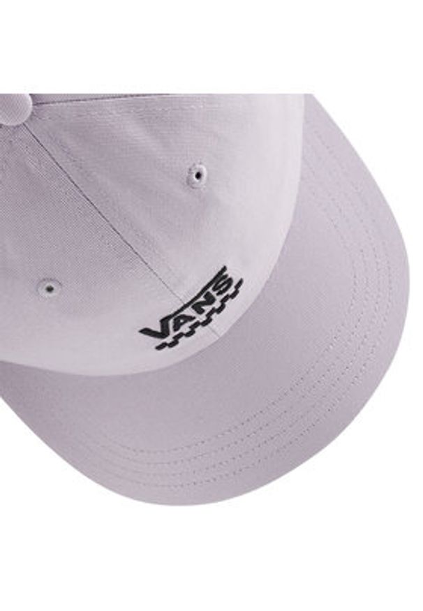 Vans Czapka z daszkiem Court Side Hat VN0A31T6YHI1 Fioletowy. Kolor: fioletowy. Materiał: materiał
